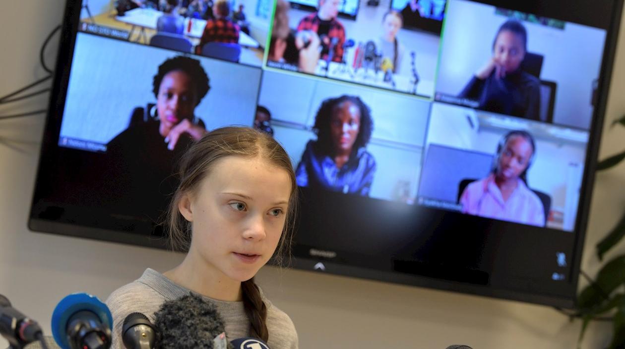 La joven activista sueca Greta Thunberg.