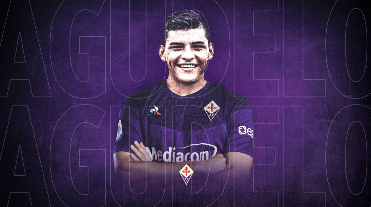 Así fue presentado Kevin Agudelo por la Fiorentina. 