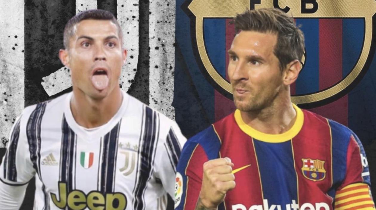 Cristiano Ronaldo y Lionel Messi. 