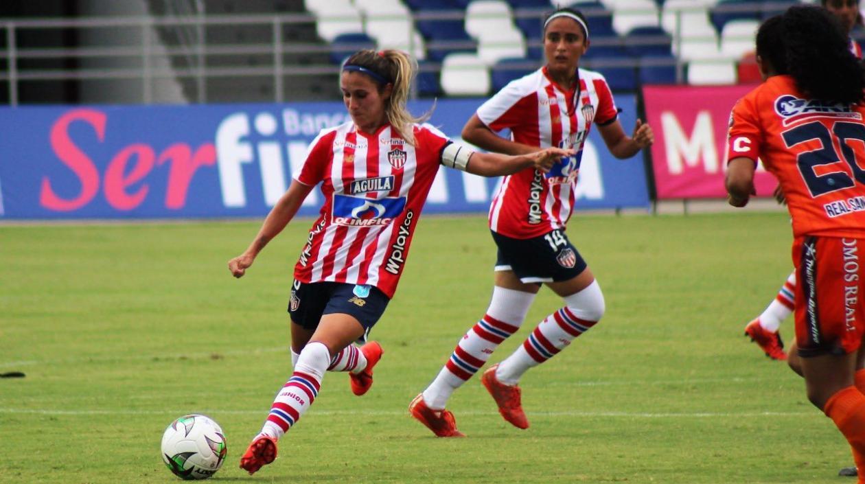 Daniela Montoya, capitana de Junior. 