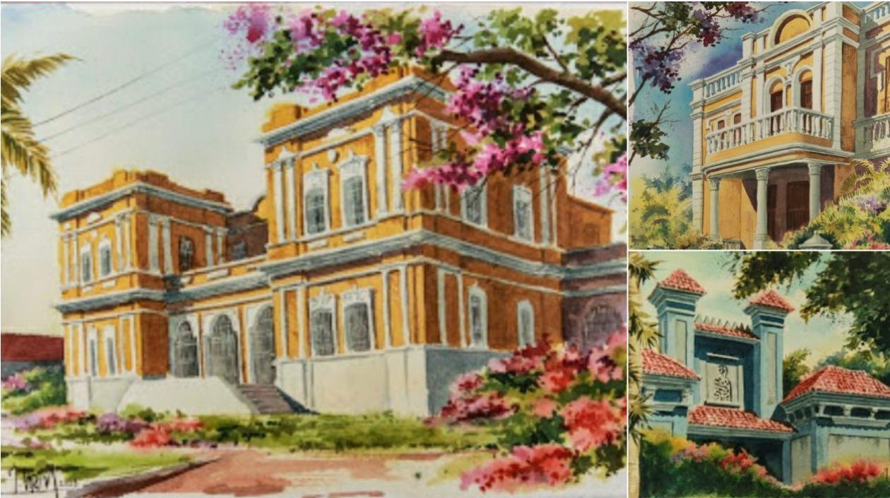 Acuarelas de Néstor Loaiza.