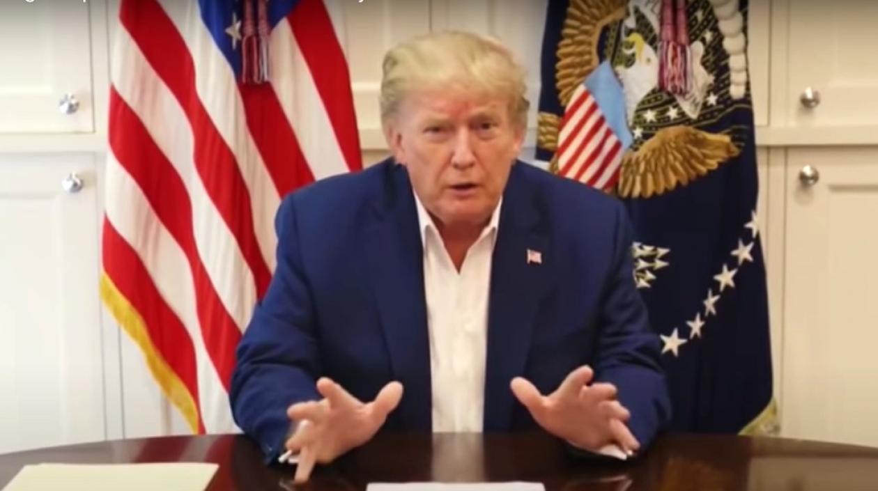 Donald Trump, presidente de los Estados Unidos. 