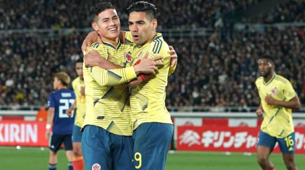 James Rodríguez y Falcao García vienen en el grupo.
