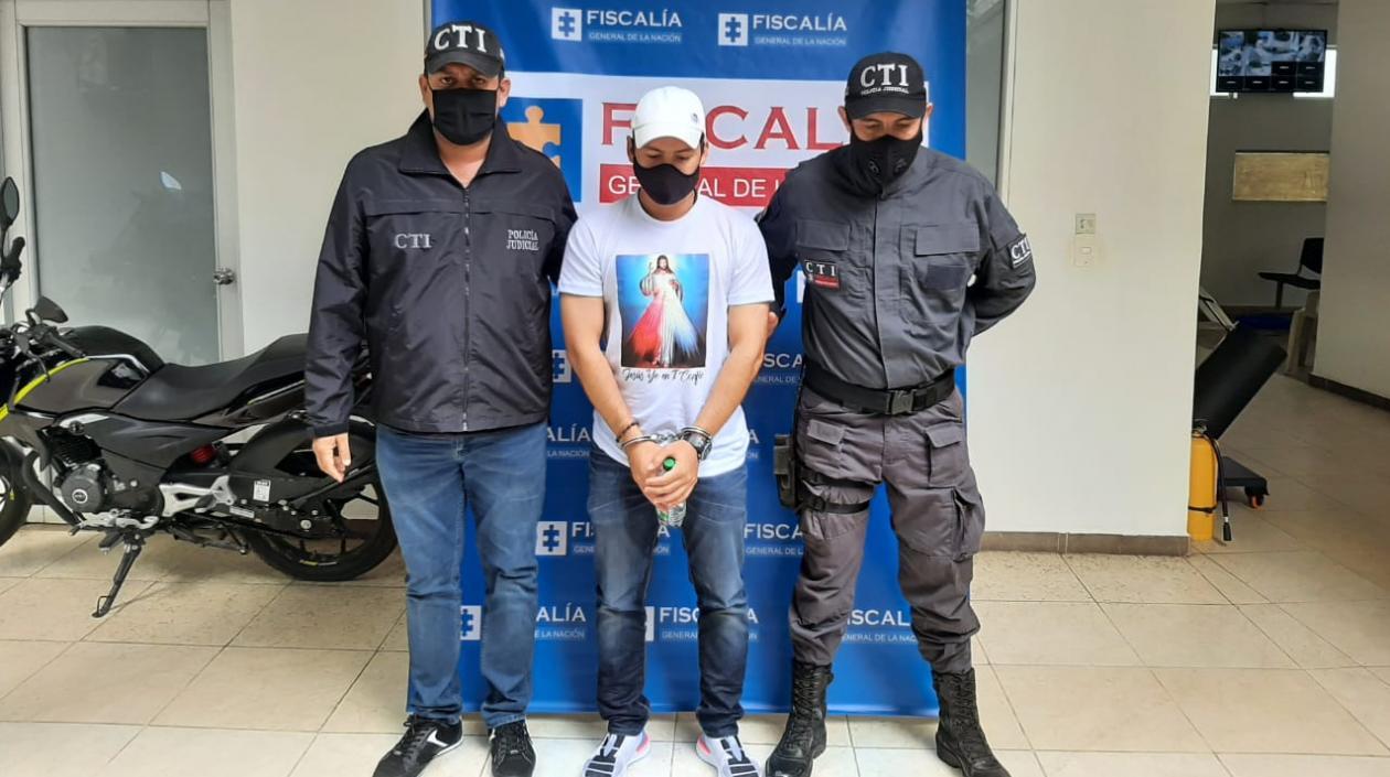 Petter Eduardo Mosquera Ariza, capturado.