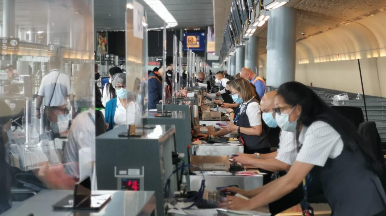 Aeropuerto El Dorado.