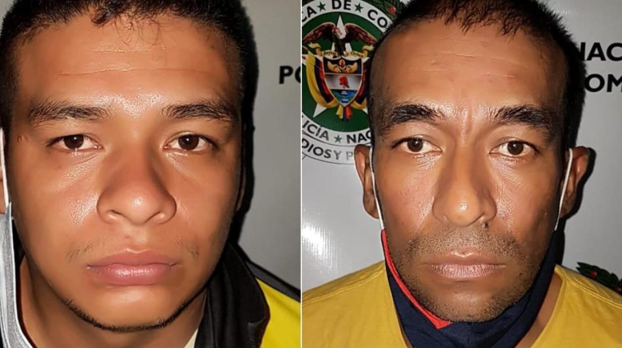 Los hermanos Jhon Gilvert y Duverney Barrera Bustos.