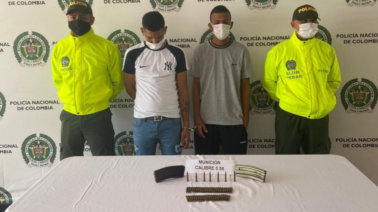 Robinson Andrés Vásquez Peláez y Jordan Álvarez González.