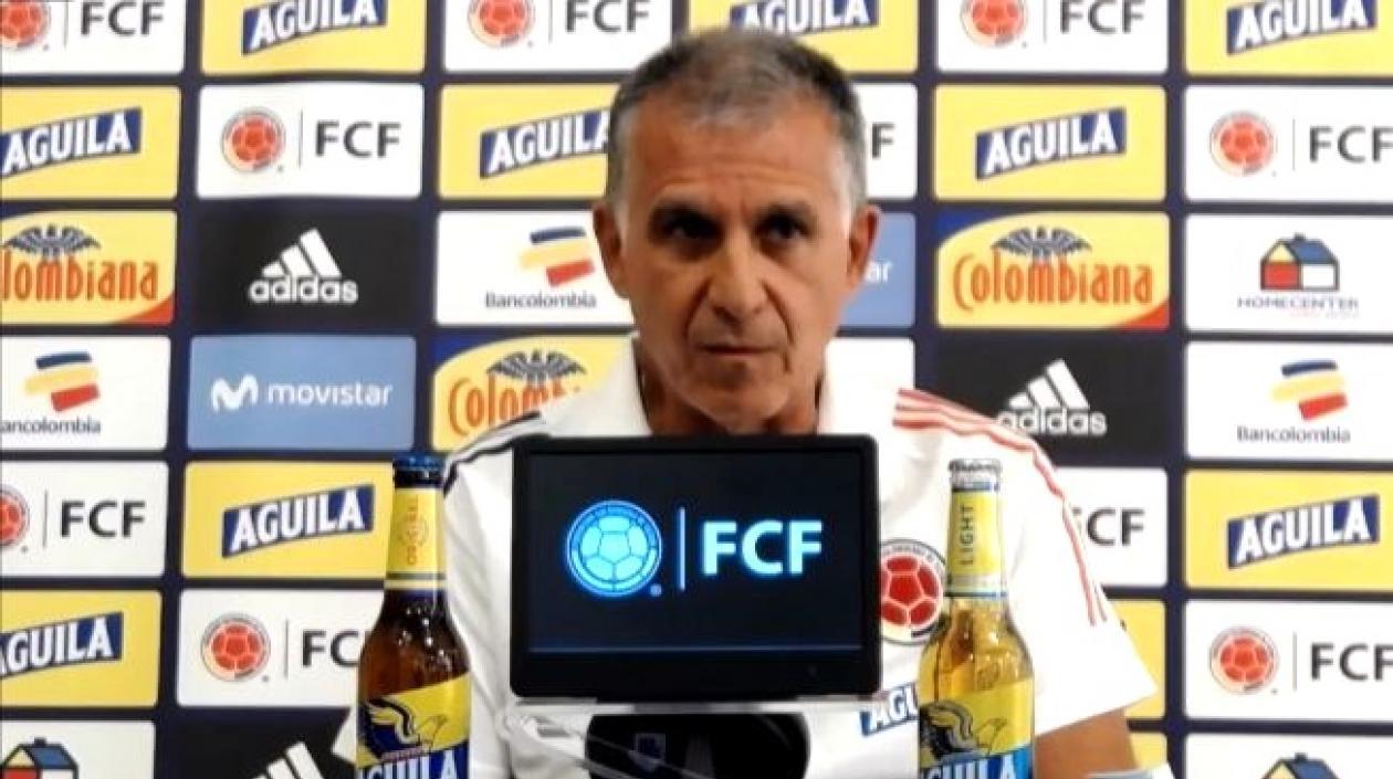Carlos Queiroz, técnico de la Selección Colombia. 