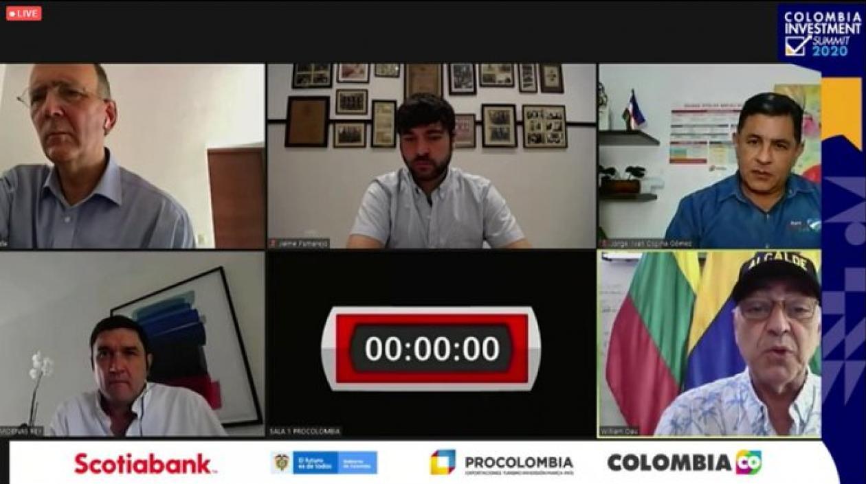 El alcalde Pumarejo participó de manera virtual en el foro Colombia Investment Summit 2020, organizado por Procolombia, junto a alcaldes de otras 4 ciudades capitales del país.