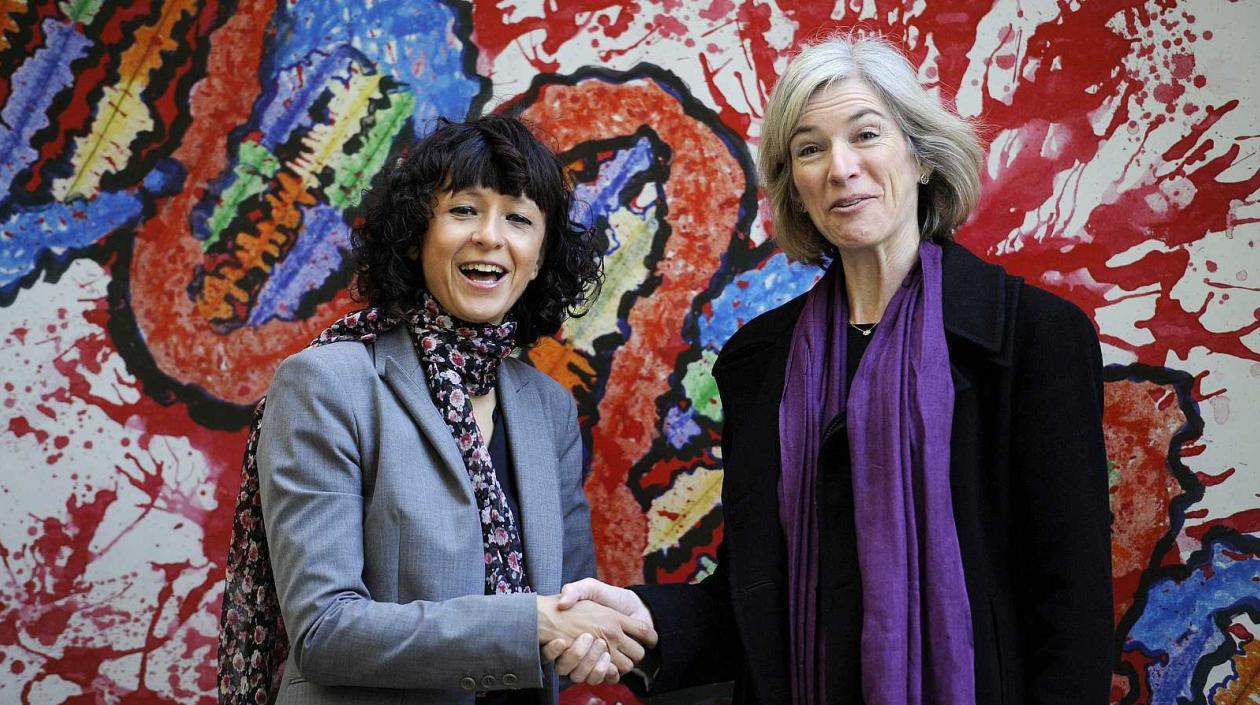 Emmanuelle Charpientier y Jennifer Doudna 