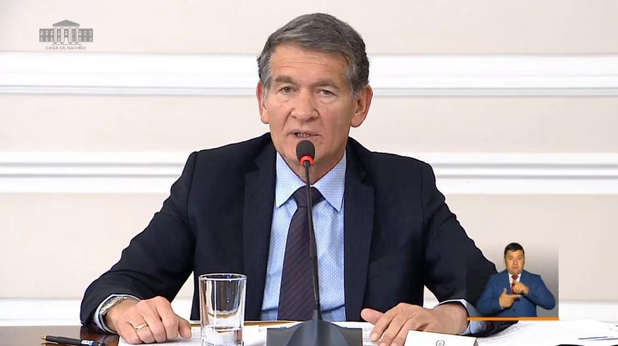 Ministro de Trabajo, Ángel Custodio Cabrera