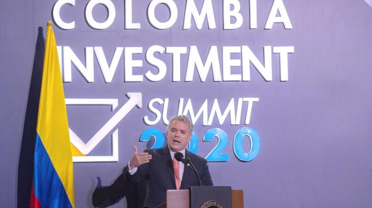 Iván Duque, presidente de Colombia.