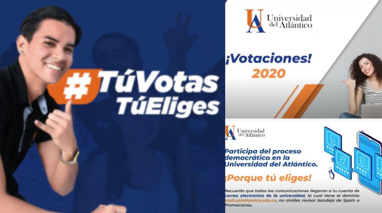 La invitación es que los estudiantes voten desde sus casas.
