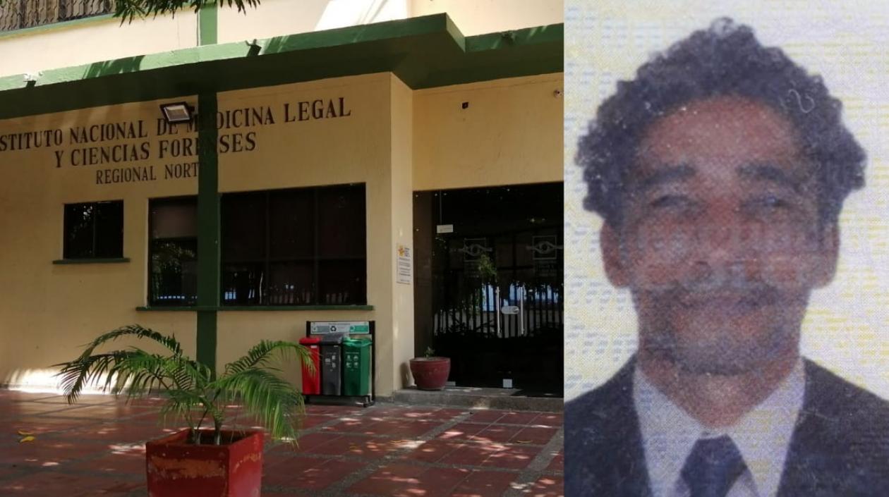 El cuerpo de Mairon Rafael Martínez Pérez fue llevado a Medicina Legal. 