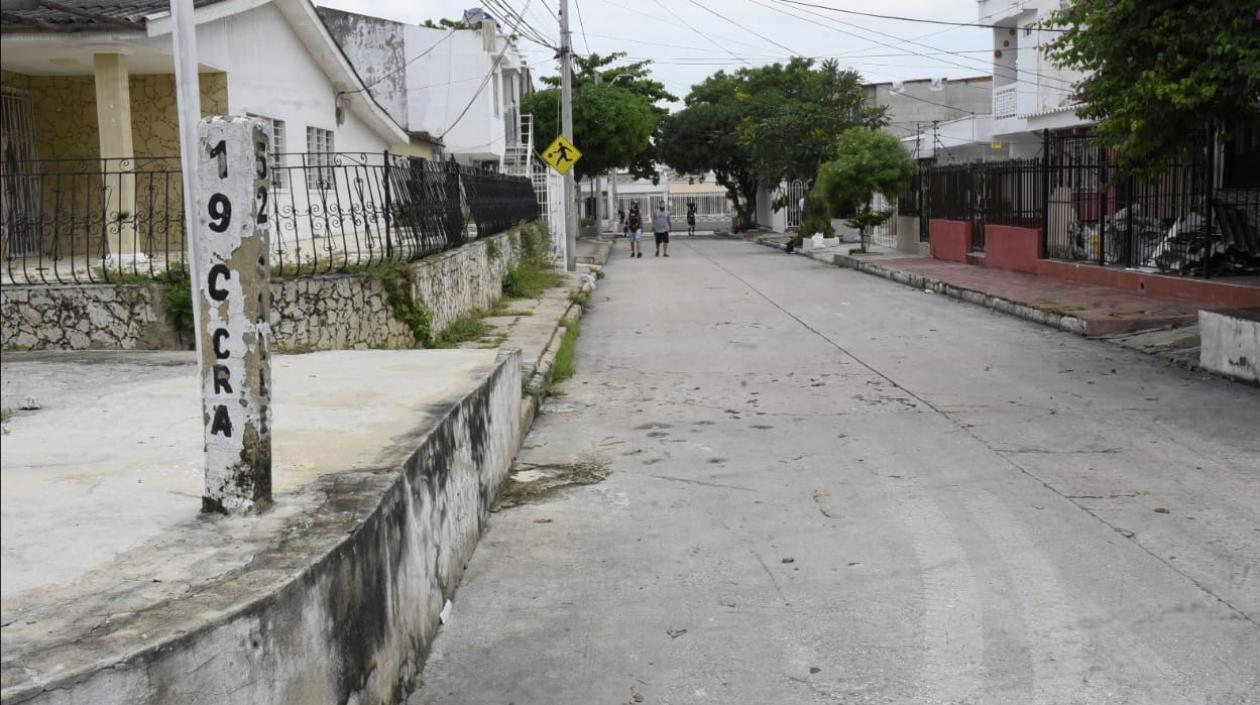 Calle 52 con carrera 19C, donde ocurrieron los hechos. 