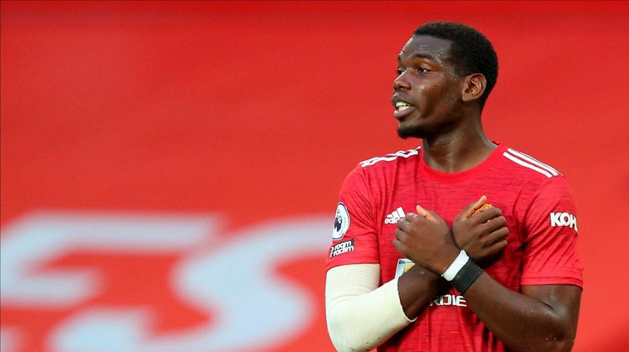 Paul Pogba, volante francés. 