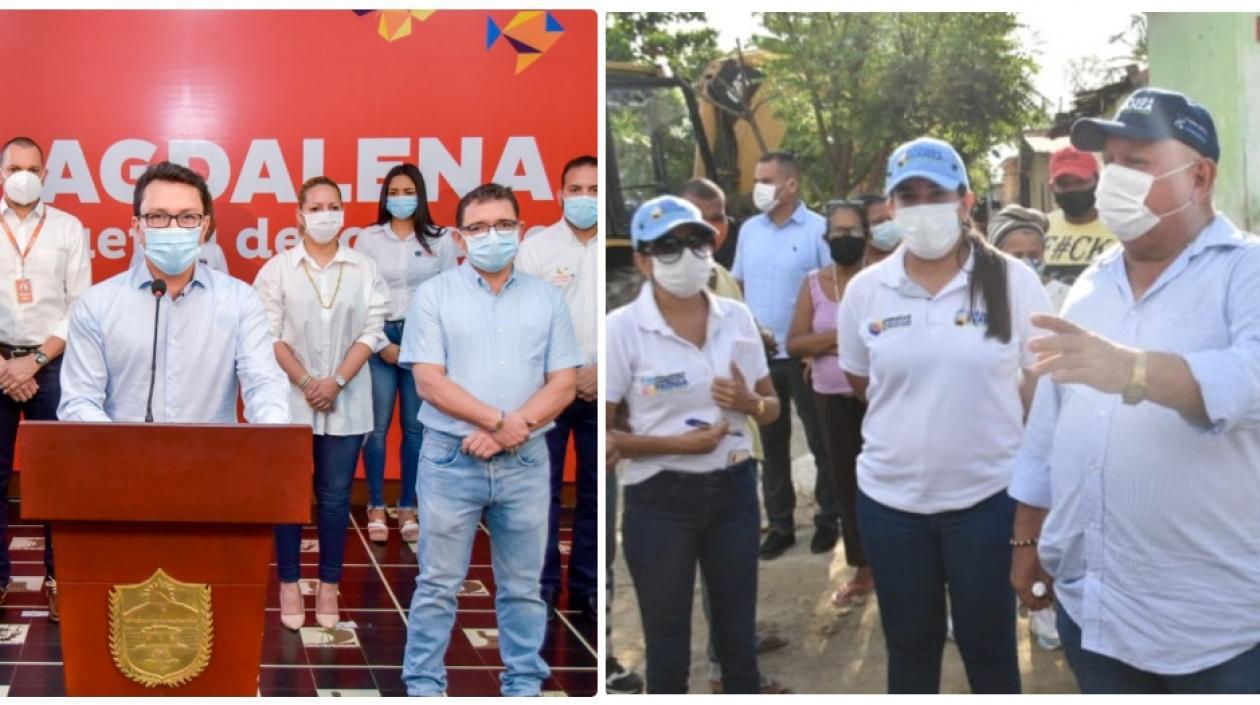 Carlos Caicedo (izquierda) y Luis Tete Samper.