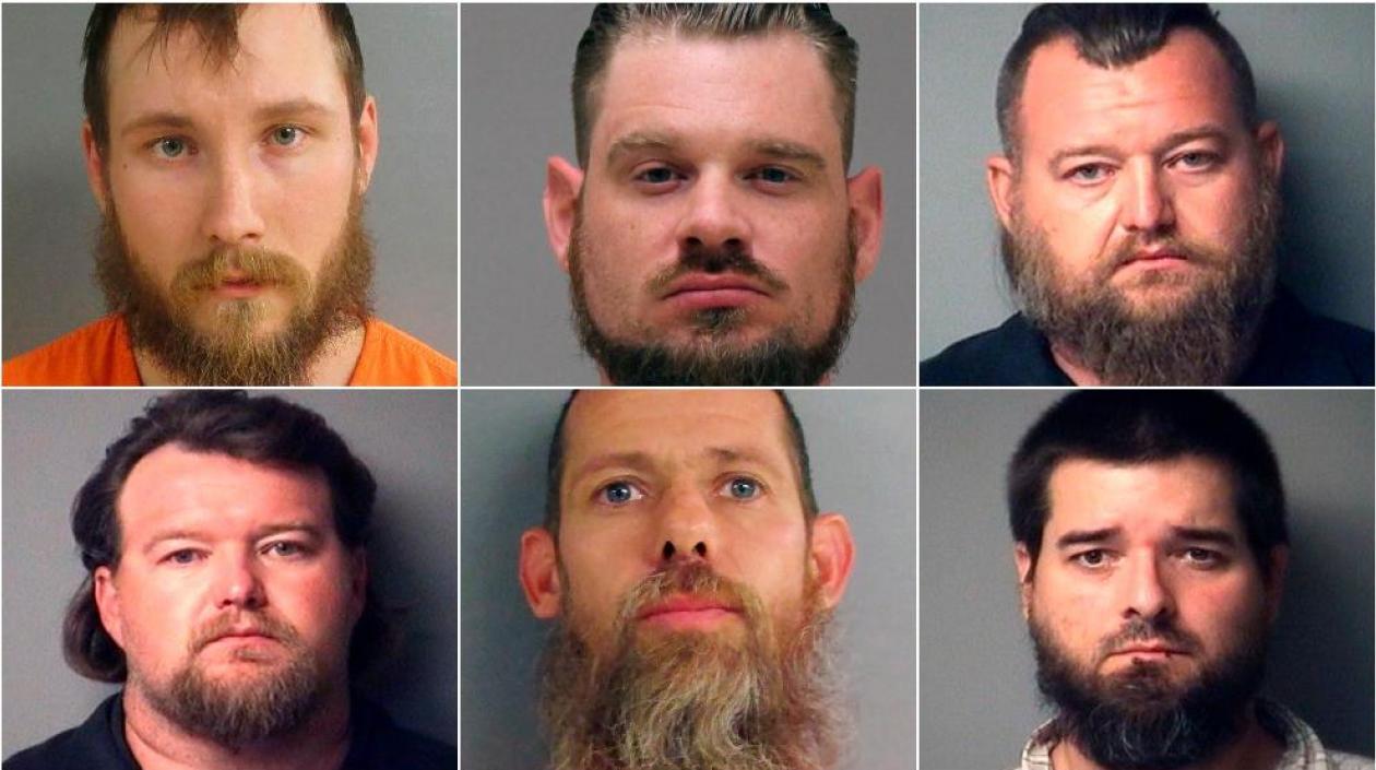 Adam Fox, Barry Croft, Ty Garbin, Kaleb Franks, Daniel Harris y Brandon Caserta.