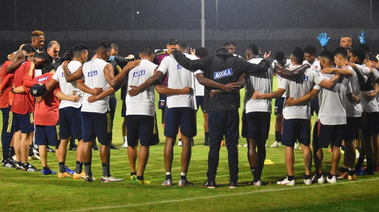 Jugadores de la Selección Colombia. 