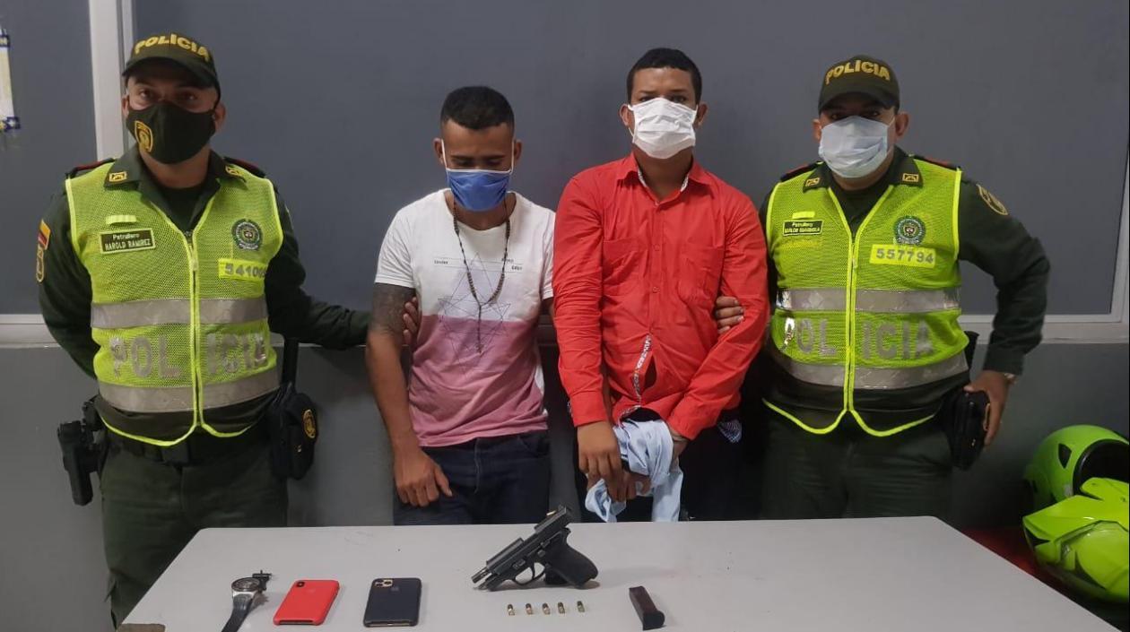 Breiner Manuel Gutiérrez, de 24 años; y Erick Yaseth Preciado Chaparro, de 24.