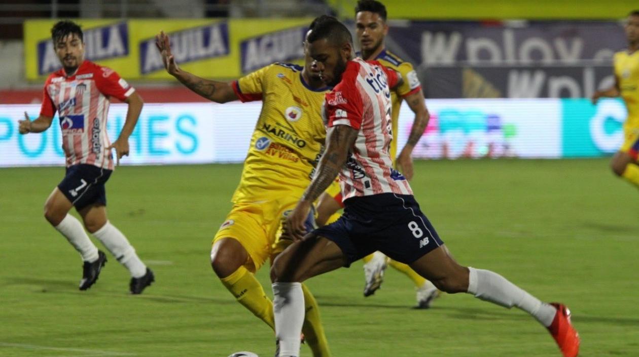 Freddy Hinestroza, jugador de Junior. 