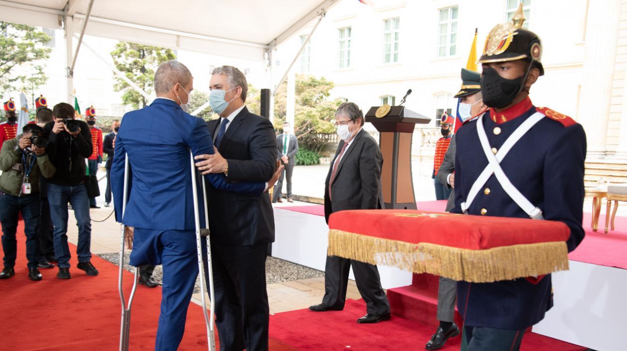 Presidente Duque firmó la Ley del Veterano.