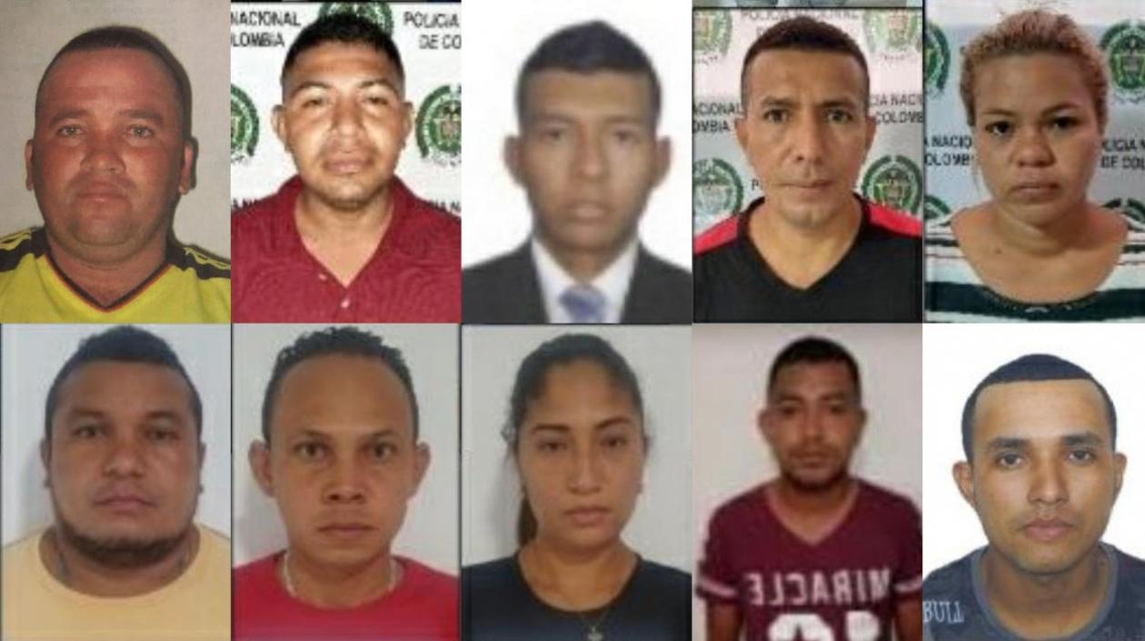 Integrantes de 'Los robert', capturados.