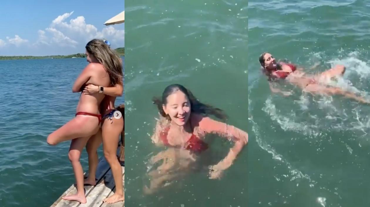 Daniella Álvarez, ex reina y presentadora. 