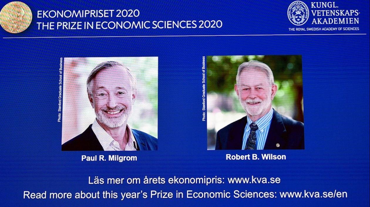Paul Milgrom y Robert Wilson ganaron hoy el Nobel de Economía.