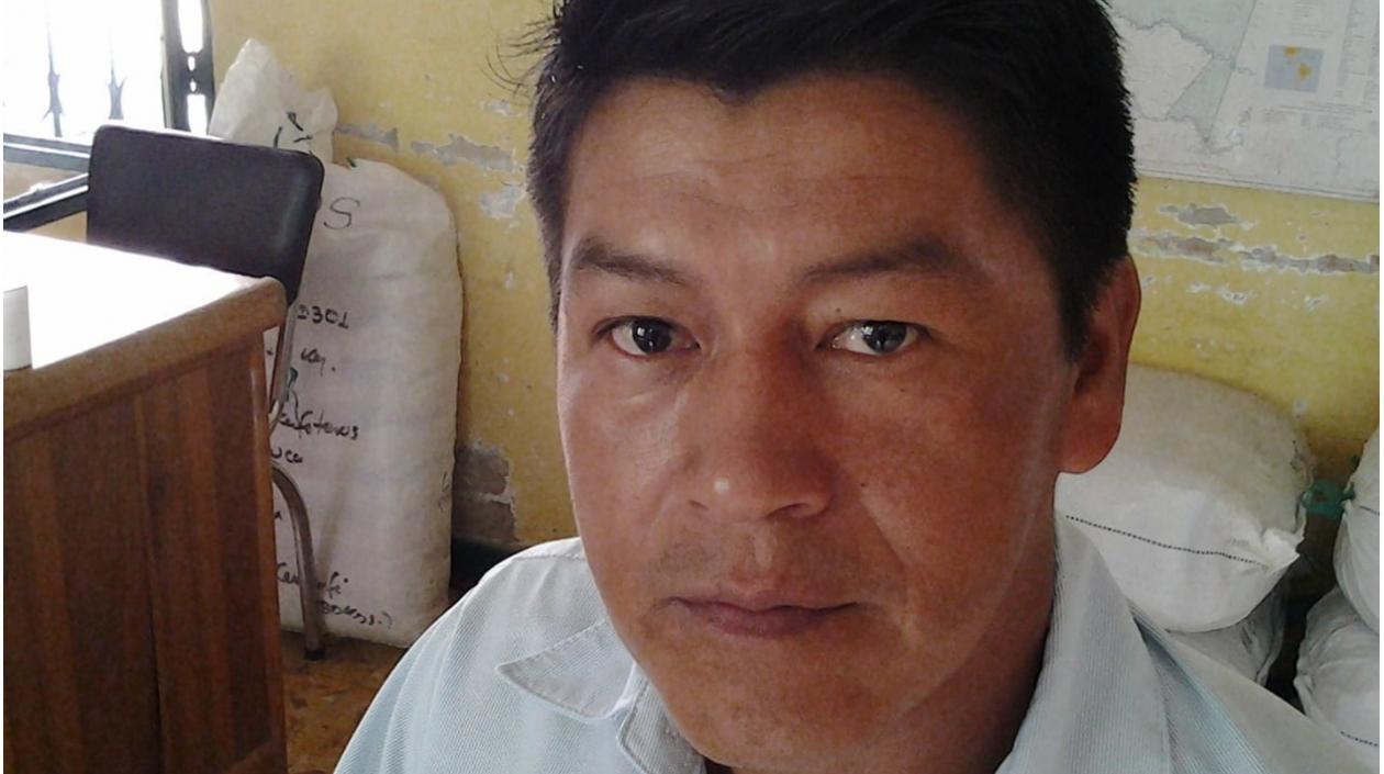 Fredy Güetio Zambrano, líder indígena asesinado.