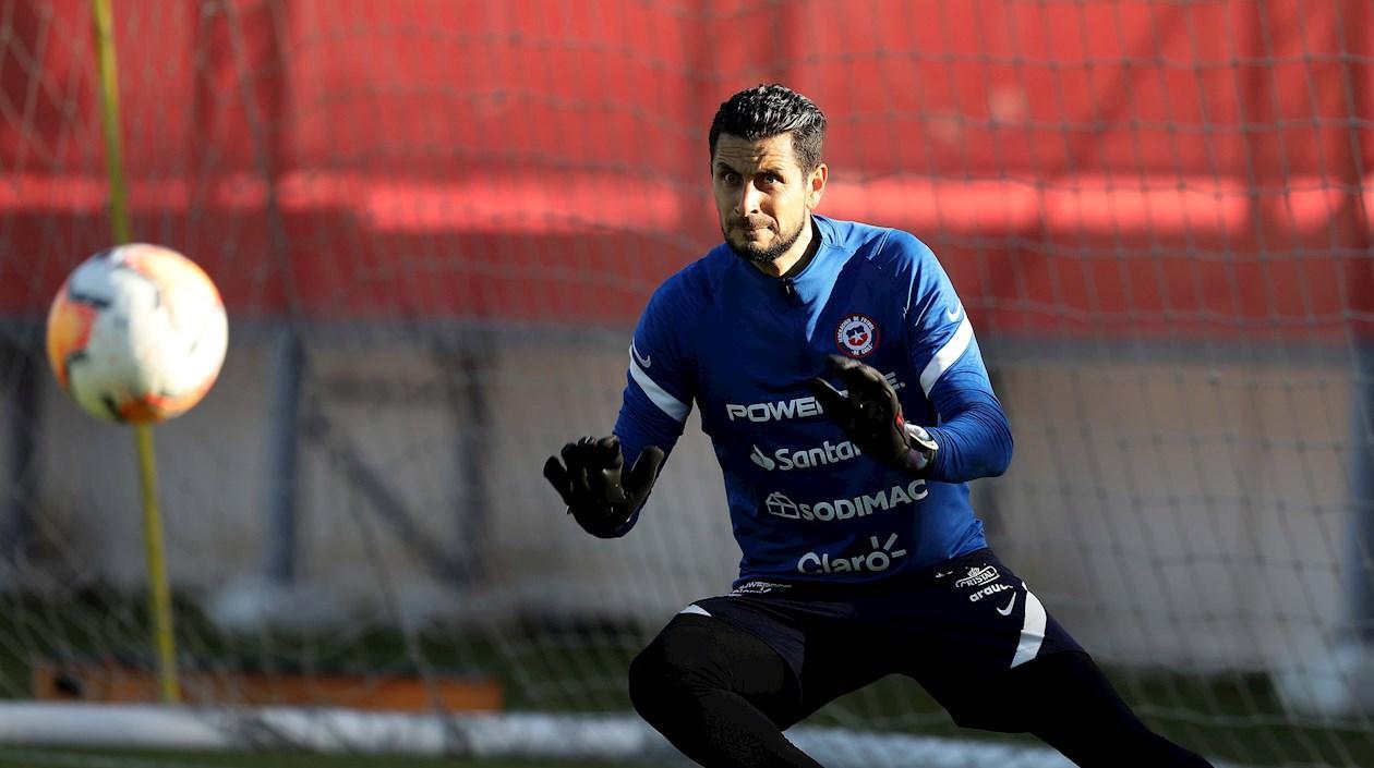 Gabriel Arias, arquero chileno. 