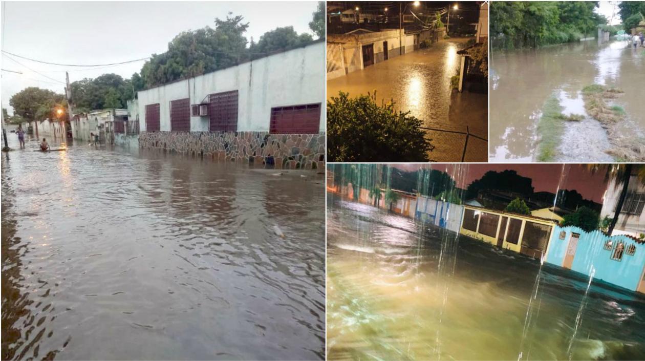 Cuatro localidades de Maracay están afectadas por las inundaciones.
