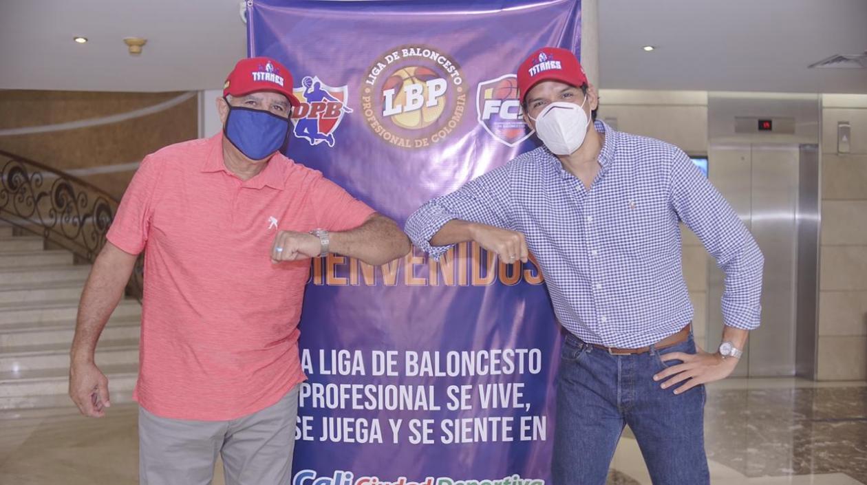 Luis Sojo y Alberto Caparrozo. 