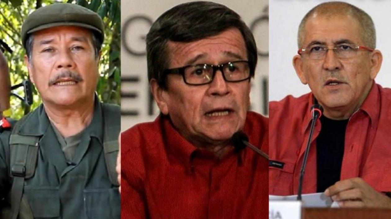 Nicolás Rodríguez Bautista, Israel Ramírez Pineda y Eliécer Erlinto Chamorro Acosta.