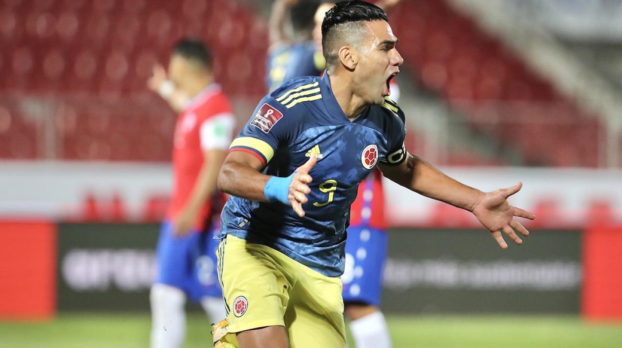 Falcao García, marcó los dos empates.