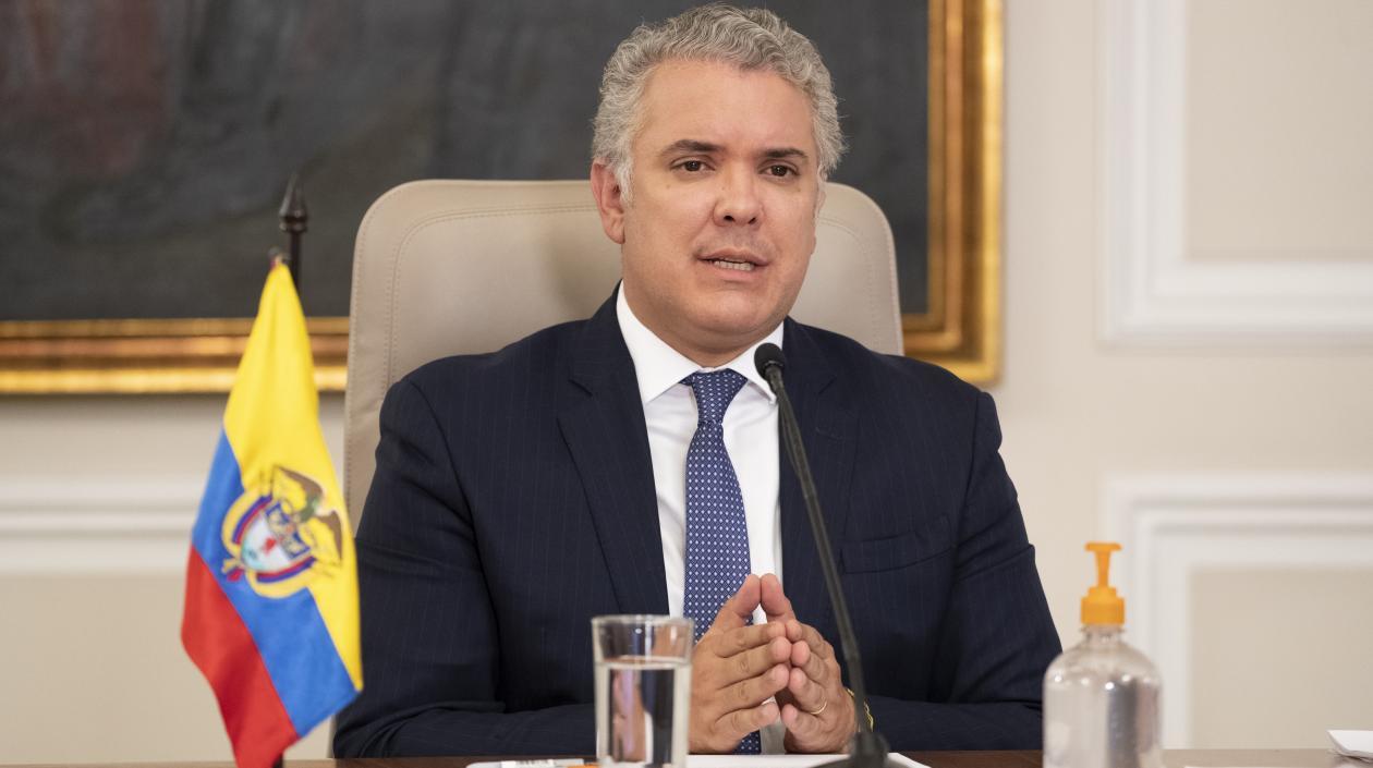 Iván Duque, presidente.