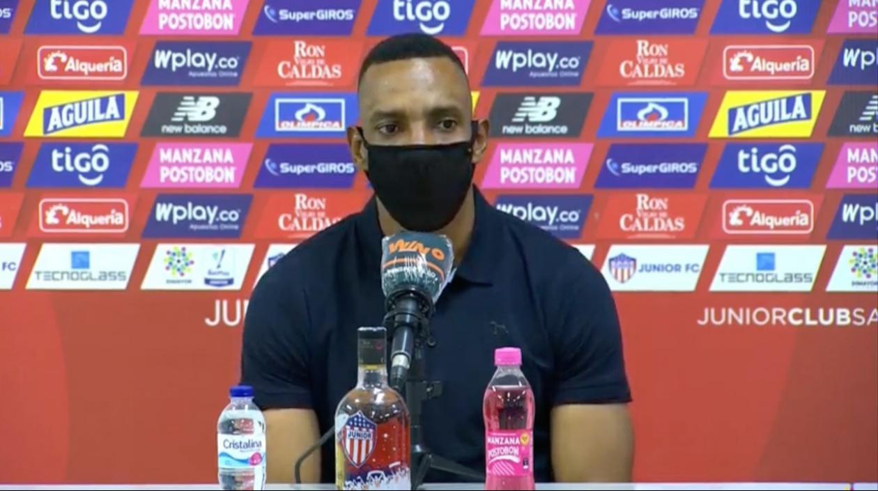 Luis Amaranto Perea, DT (e) del Junior.