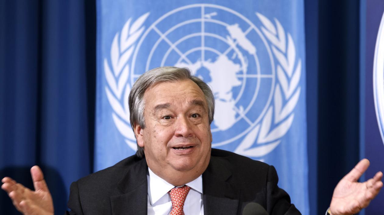 António Guterres, secretario general de Naciones Unidas.