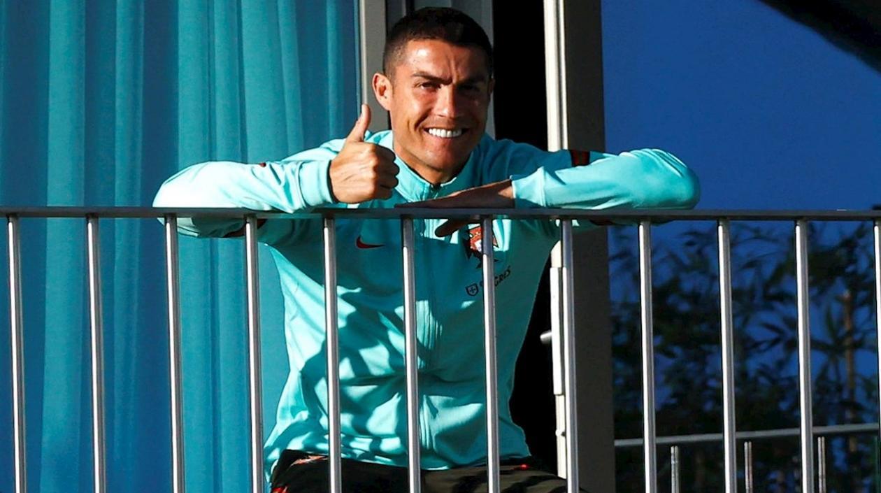 Cristiano Ronaldo, delantero portugués. 