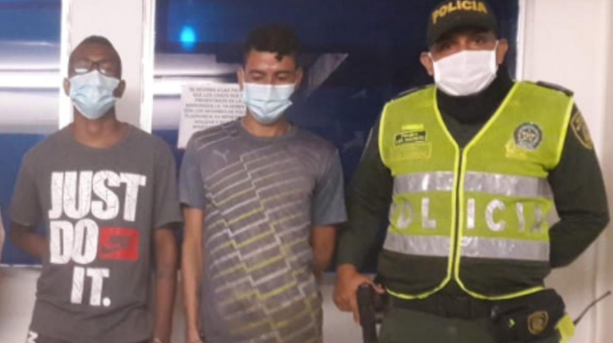 Daimer Antonio Vargas Moreno y Julio César De la Hoz Román.