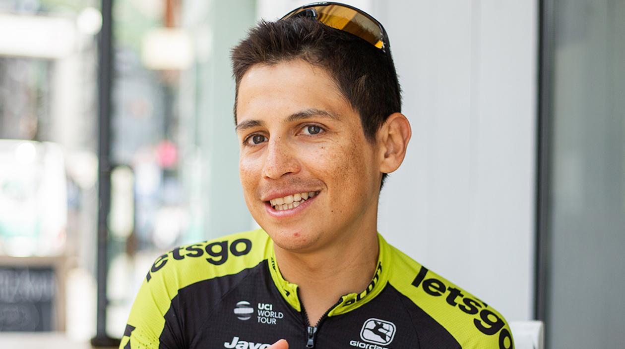  Esteban Chaves, pedalista colombiano.