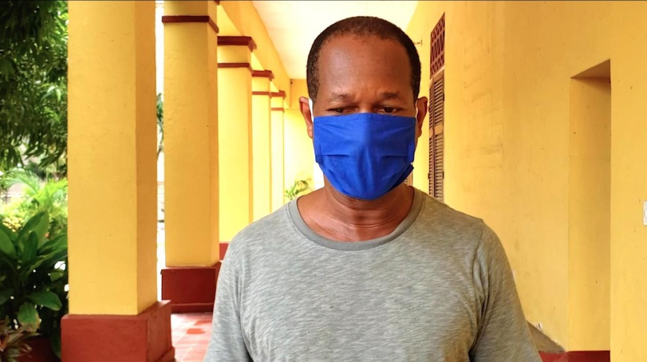 Roberto Rodríguez, párroco de la iglesia de Chiquinquirá.