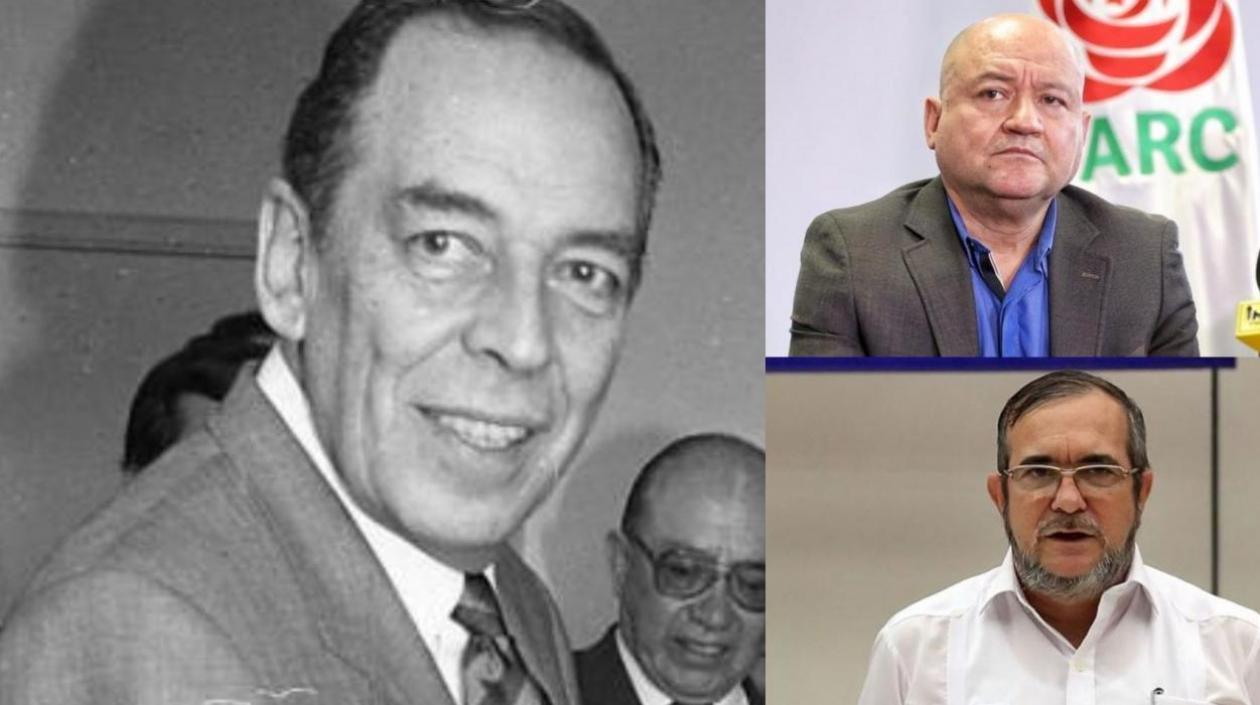 Álvaro Gómez, Carlos Lozada y Rodrigo Londoño.