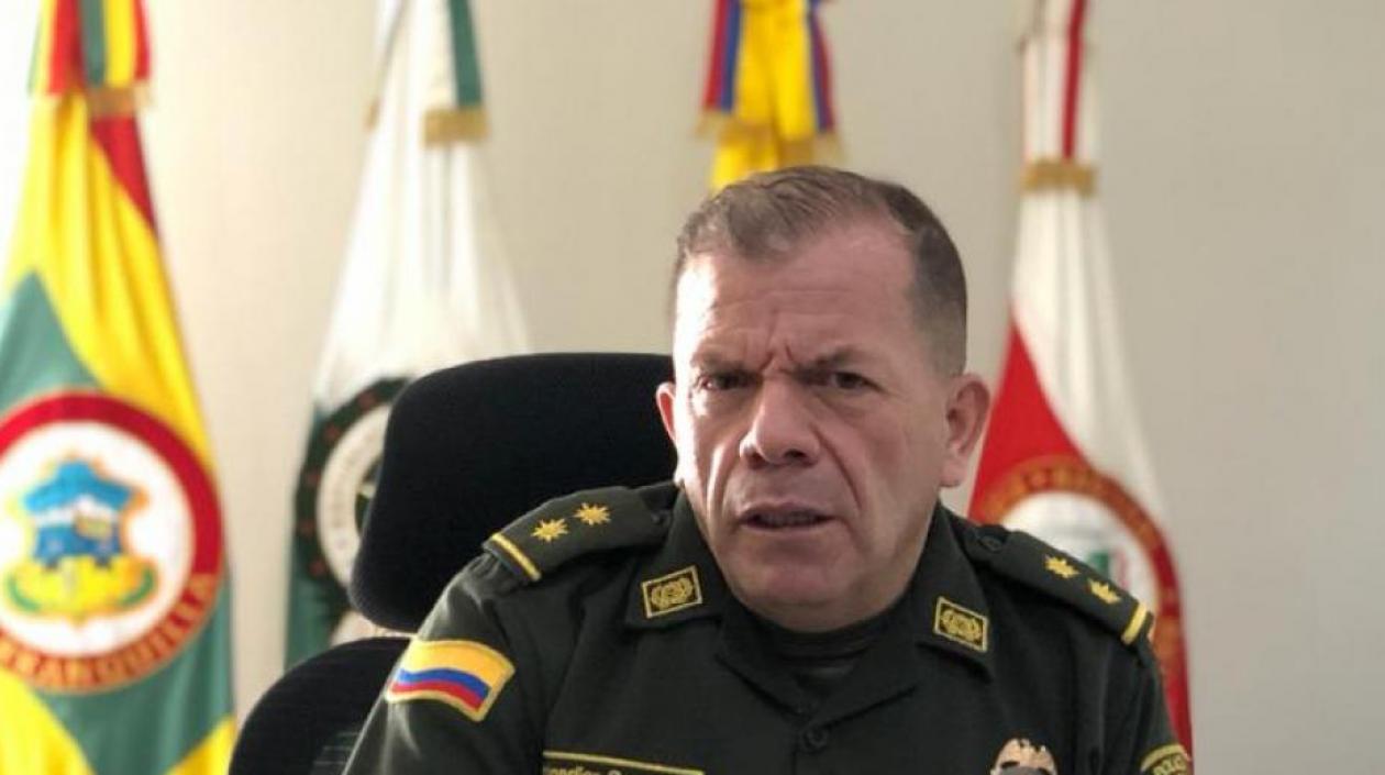 General Ricardo Alarcón, comandante de la Policía Metropolitana de Barranquilla.
