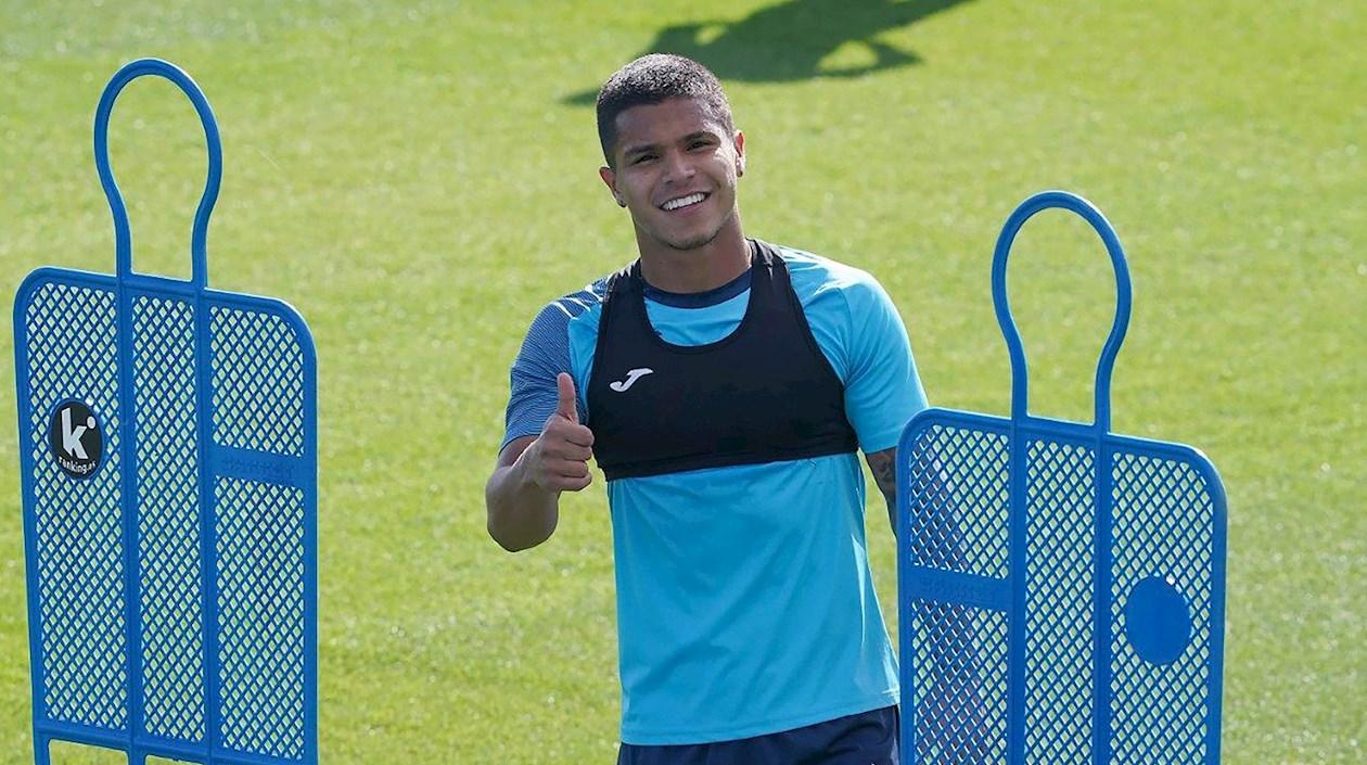 Juan Camilo Hernández, jugador colombiano. 