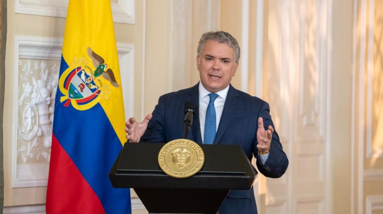 El Presidente de la República, Iván Duque.