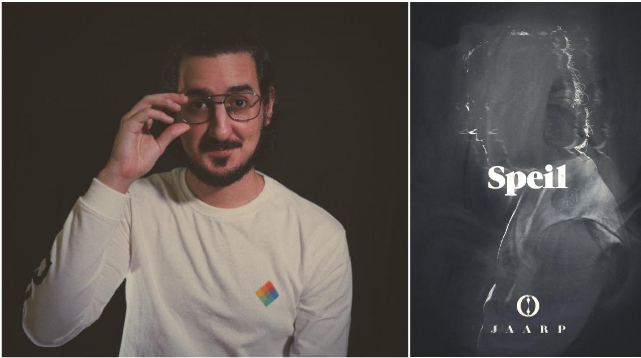 Jaarp y la portada de su EP Speil.