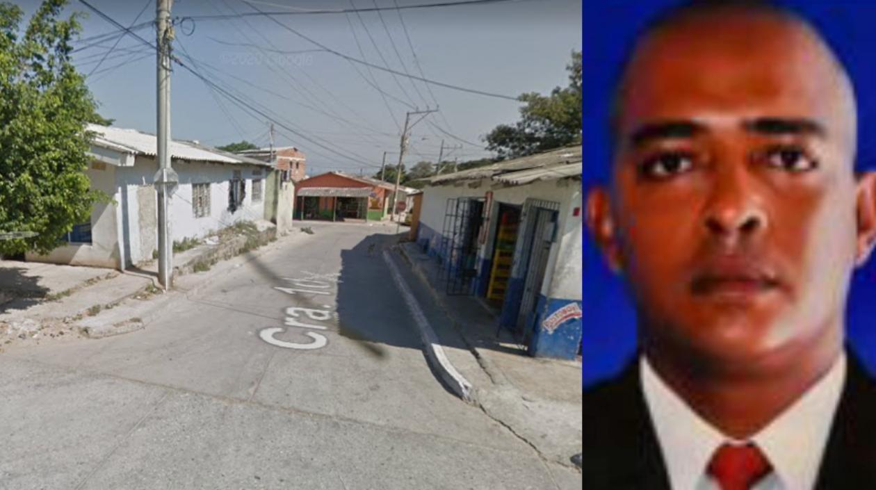 Eder Enrique Paz García murió sobre esta calle en el barrio Carrizal. 