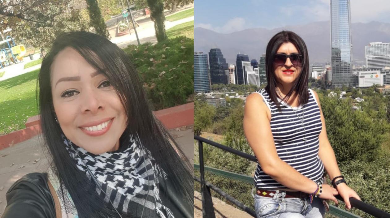 Nelky Piñeros Olave y Lady Lorena Insuasti.