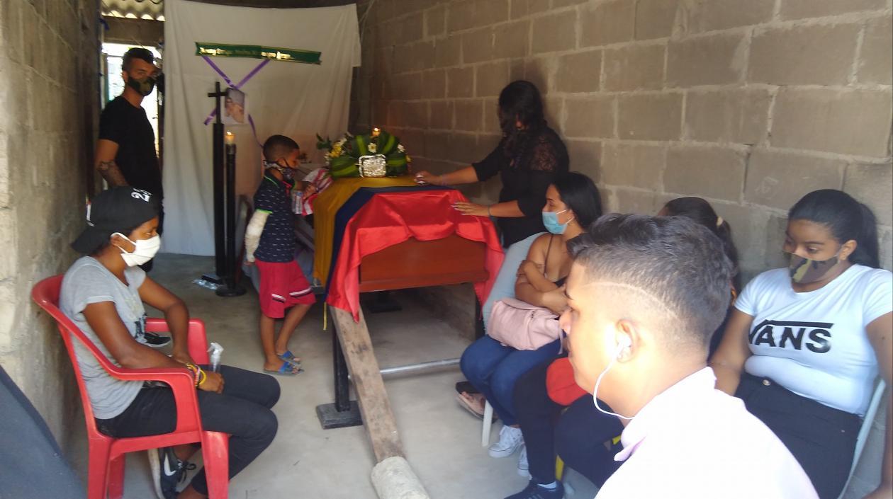 Velación de Johnny Enrique Medina Montenegro.